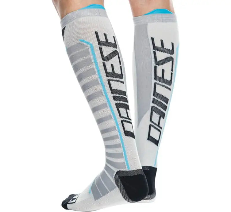 Dainese Dry Long Socks Black/Blue Size - 42/44 - Dainese