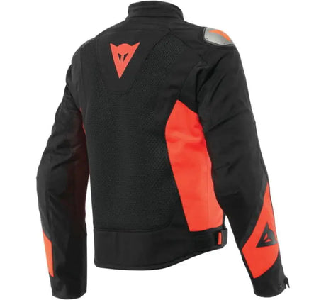 Dainese Energyca Air Tex Jacket Black/Fluorescent-Red Size - 54 - Dainese