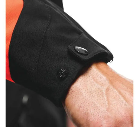 Dainese Energyca Air Tex Jacket Black/Fluorescent-Red Size - 54 - Dainese