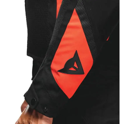 Dainese Energyca Air Tex Jacket Black/Fluorescent-Red Size - 54 - Dainese