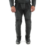 Dainese Pony 3 Leather Pants Perforated Matte Black Size - 44 - RV and Auto Parts