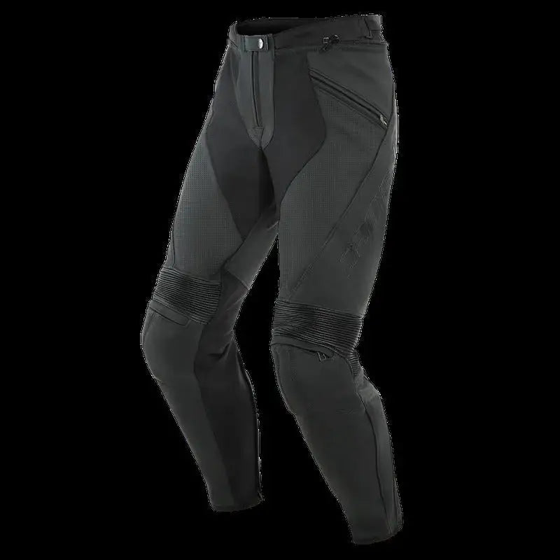 Dainese Pony 3 Leather Pants Perforated Matte Black Size - 44 - RV and Auto Parts