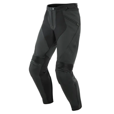 Dainese Pony 3 Leather Pants Perforated Matte Black Size - 52 - Dainese