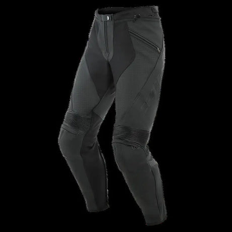 Dainese Pony 3 Leather Pants Perforated Matte Black Size - 52 - Dainese