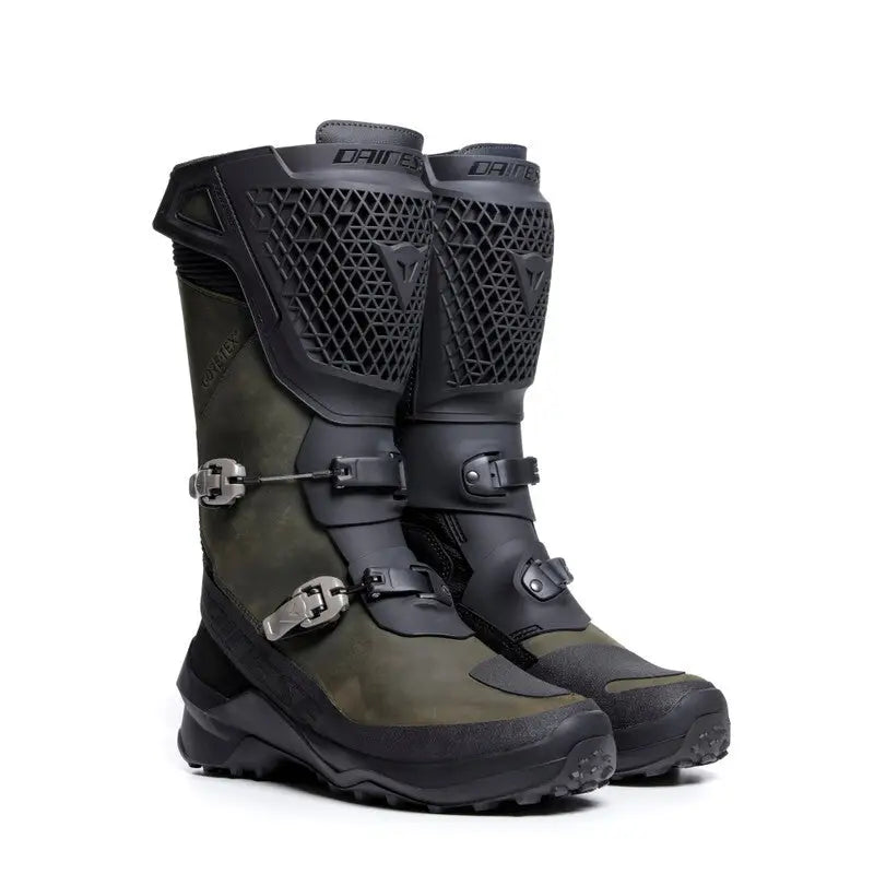 Dainese Seeker Gore-Tex Boots Black/Army-Green Size - 40 - Apparel