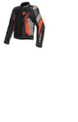 Dainese Super Rider 2 Absoluteshell Jacket Black/Dark Gull Gray/Fluorescent Red Size - 50 - RV and Auto Parts