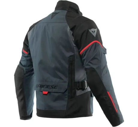 Dainese Tempest 3 D Dry Jacket Ebony/Black/Lava Red Size - 44 - RV and Auto Parts