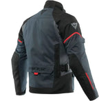 Dainese Tempest 3 D Dry Jacket Ebony/Black/Lava Red Size - 46 - Dainese