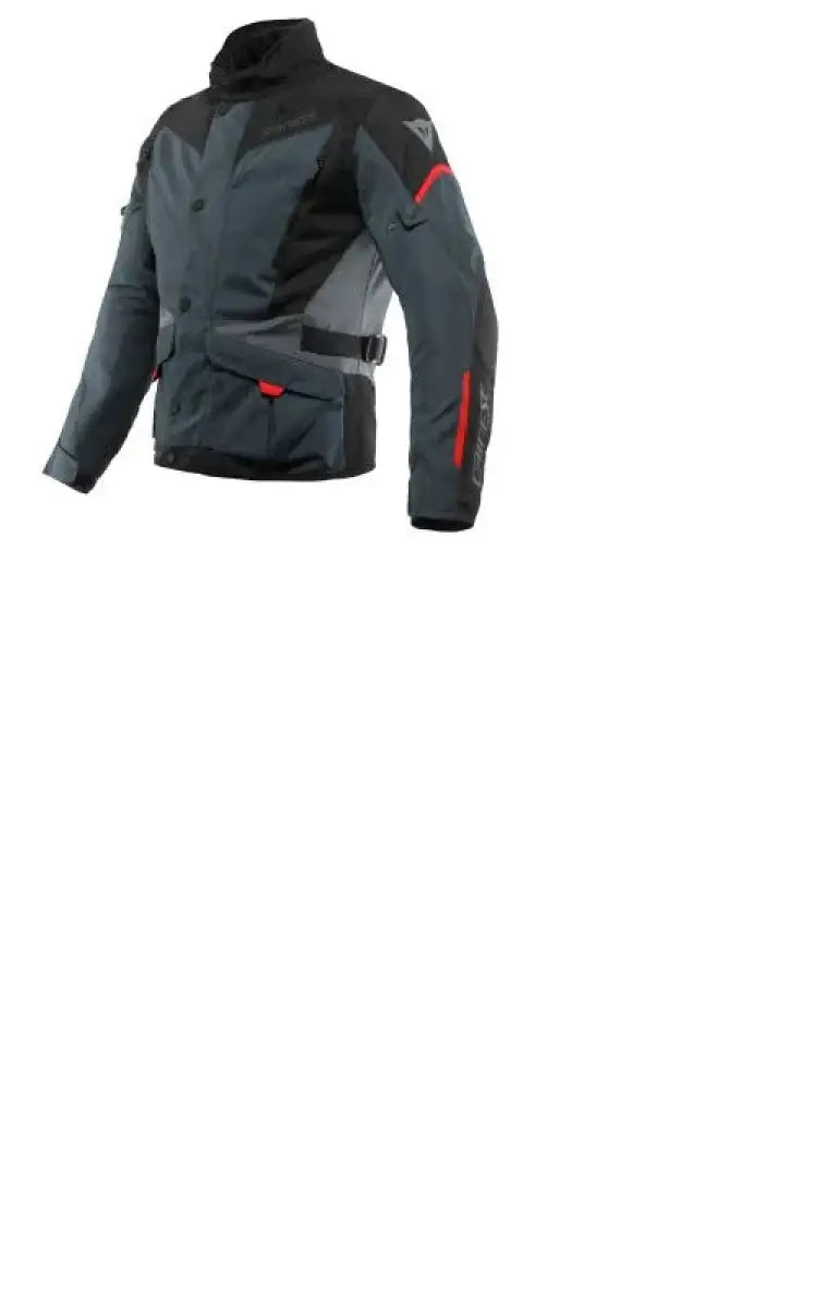 Dainese Tempest 3 D Dry Jacket Ebony/Black/Lava Red Size - 52 - RV and Auto Parts