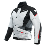 Dainese Tempest 3 D Dry Jacket Glacier Gray/Black/Lava Red Size - 46 - Dainese