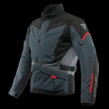 Dainese Tempest 3 D Dry Jacket Glacier Gray/Black/Lava Red Size - 48 - RV and Auto Parts