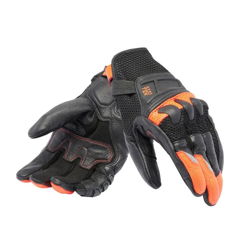 Dainese X-Ride 2 Ergo-Tek Gloves Black/Red-Fluorescent - XL - RV and Auto Parts