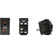 XTC Power Products Dash Switch Body Single Acc Amber/Amber