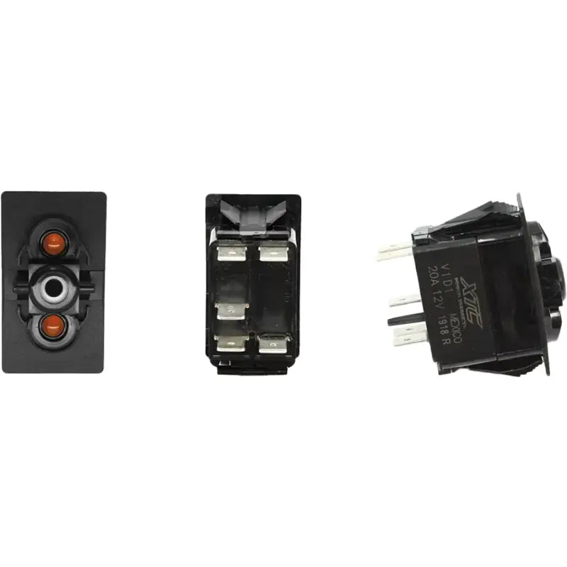 XTC Power Products Dash Switch Body Single Acc Amber/Amber