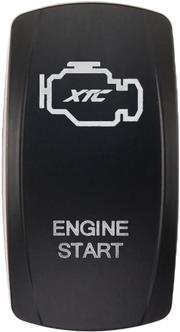 XTC Power Products Dash Switch Rocker Face Engine Start