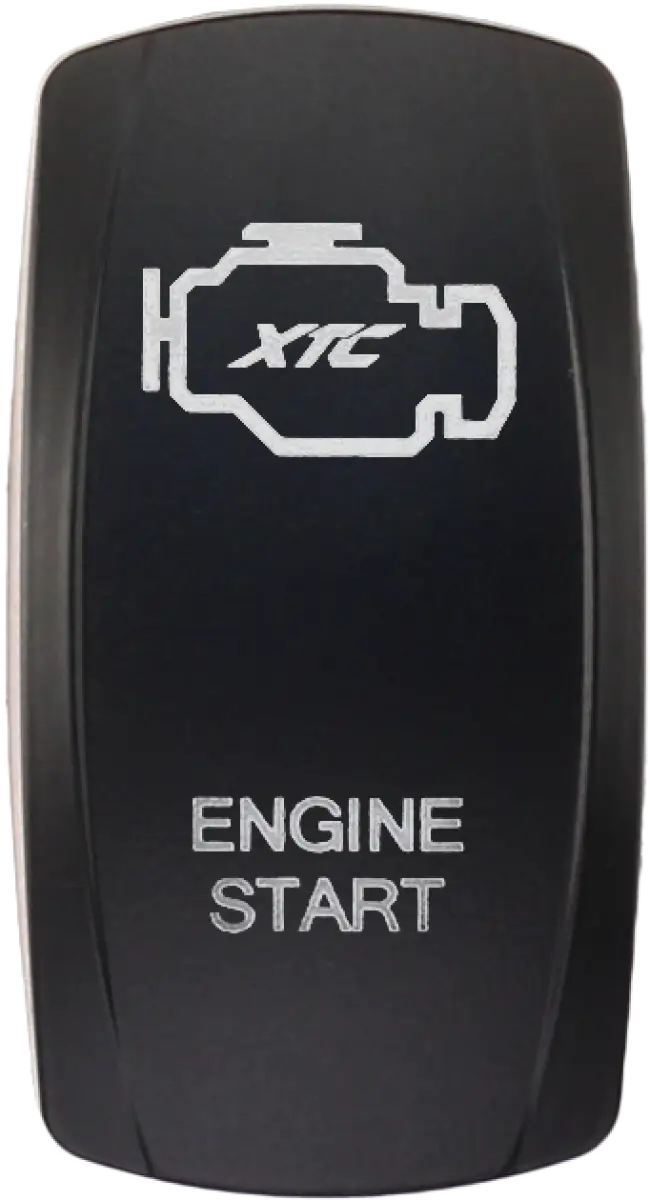 XTC Power Products Dash Switch Rocker Face Engine Start