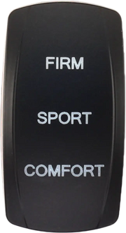 XTC Power Products Dash Switch Rocker Face Firm/Sport/Comfot