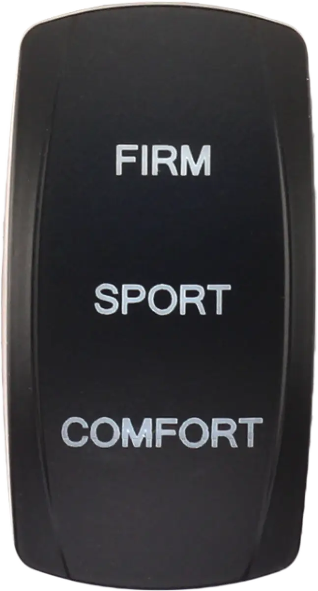 XTC Power Products Dash Switch Rocker Face Firm/Sport/Comfot