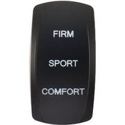 XTC Power Products Dash Switch Rocker Face Firm/Sport/Comfot