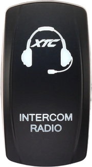 XTC Power Products Dash Switch Rocker Face Intercom Radio