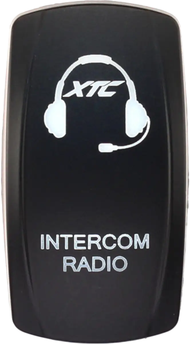 XTC Power Products Dash Switch Rocker Face Intercom Radio