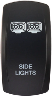 XTC Power Products Dash Switch Rocker Face Side Litghts