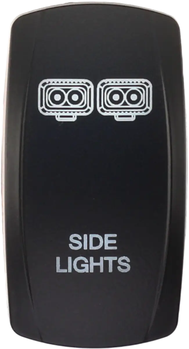 XTC Power Products Dash Switch Rocker Face Side Litghts