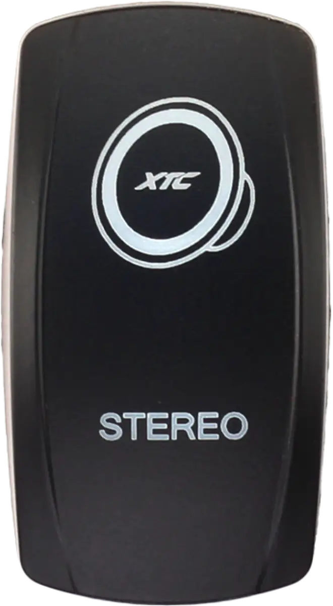 XTC Power Products Dash Switch Rocker Face Stereo