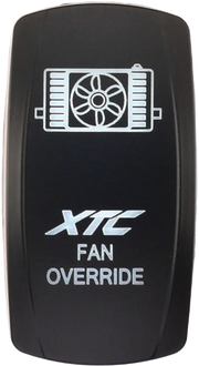 XTC Power Products Dash Switch Rocker Face Xtc Fan Override