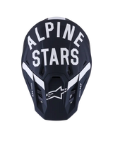 Sm7 Dasher Helmet Blk/Wht Matt Xl - ALPINESTARS