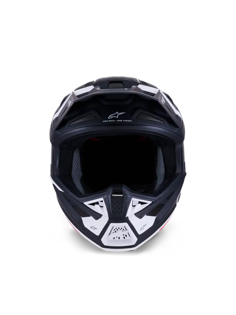 Sm7 Dasher Helmet Blk/Wht Matt Xl - ALPINESTARS