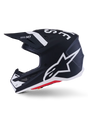 Sm7 Dasher Helmet Blk/Wht Matt Xl - ALPINESTARS