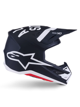 Sm7 Dasher Helmet Blk/Wht Matt Xl - ALPINESTARS