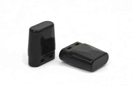 Black glossy vape pods for Dodge Ram bump stops, perfect for Daystar bump stops upgrade
