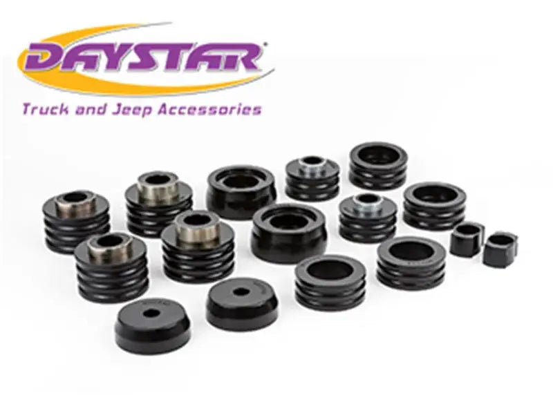 Daystar 2001-2005 Ford SportTrac Polyurethane Body Mounts (Bushings Only) - Black with Daystar logo