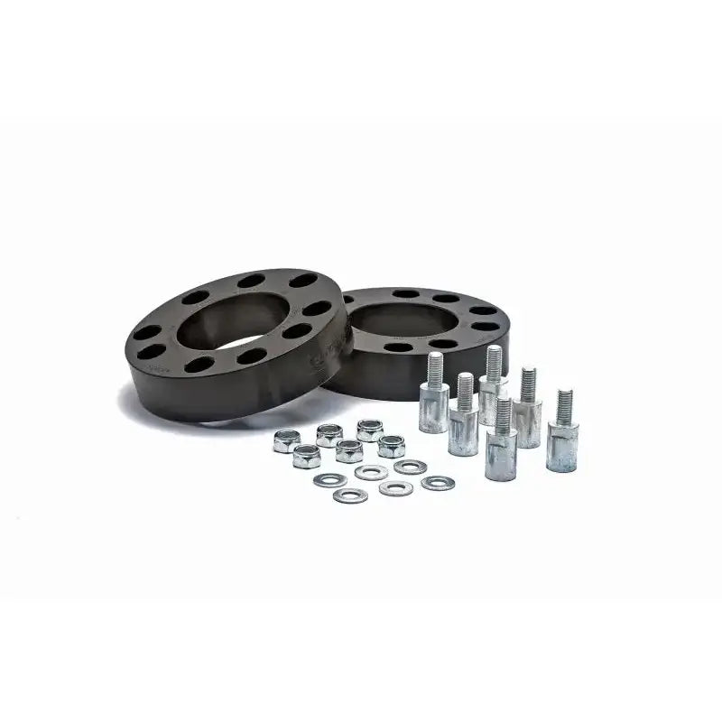 Daystar 2007-2013 Chevy Silverado 1500 4WD/2WD 2in Front Leveling Kit, Black Suspension Strut Spacer, Easy Install, 285/70 Tire Size, Pair.