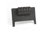 Black switch panel with colorful buttons for Jeep Wrangler JK lower switch panel upgrade