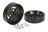 Black metal pulley set with hardware for Daystar Air Bag Cradle or bag cradle install