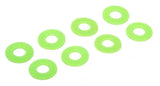 Daystar Daystar D-Ring Shackle Washers Set of 8 Fluorescent Green