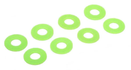 Daystar Daystar D-Ring Shackle Washers Set of 8 Fluorescent Green