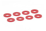 Eight red rubber shackle washers for Daystar D-Ring Shackle, made for d-ring shackles