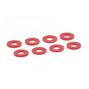 Eight red rubber shackle washers for Daystar D-Ring Shackle, made for d-ring shackles