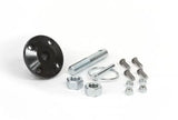 Assorted metal hardware for Daystar Hood Pin Kit Black Including Polyurethane Isolator