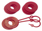 Daystar Red Locking D Ring Isolator w/Washer Kit - Truck & Automotive