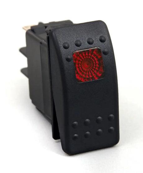 Daystar Rocker Switch Red Light 20 AMP Single Pole - Truck & Automotive