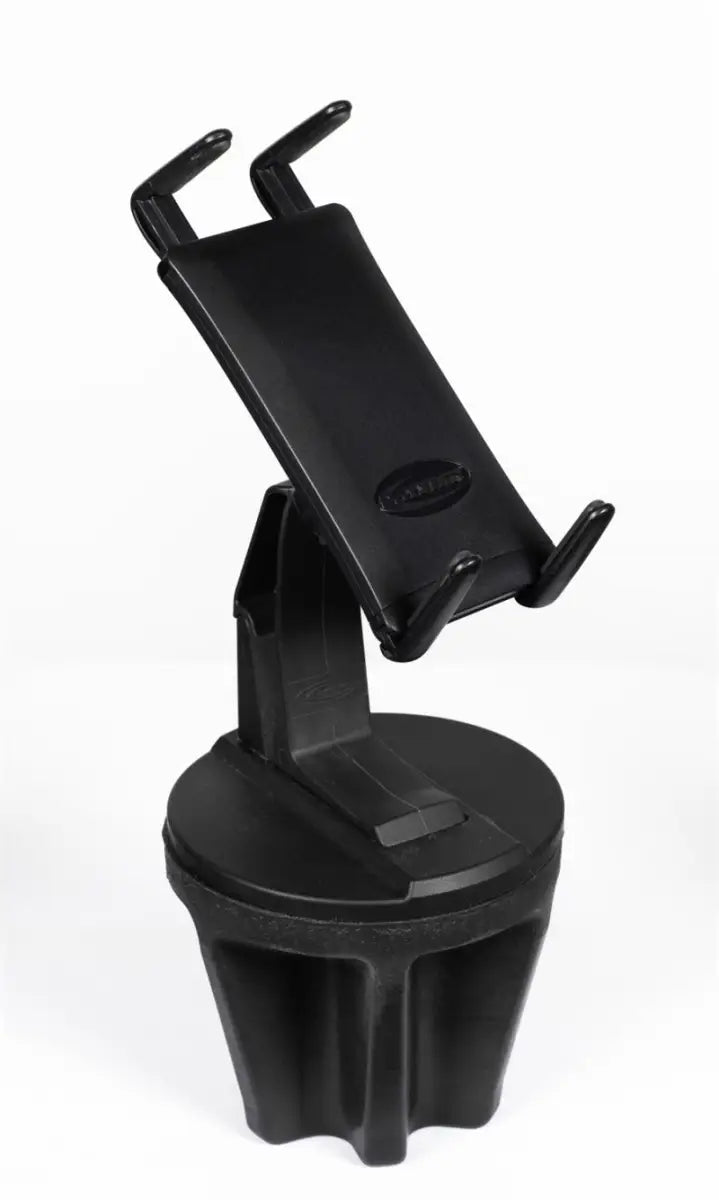 Daystar Universal Hands-Free Phone Grip, ideal for RV, Automotive, Powersports, off-road, marine, and truck accessories. Features 360° rotation, cup holder mount, durable black polyurethane, easy clean. Truck & Automotive, AVADA - Best Sellers.