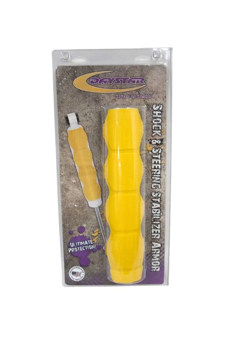Daystar Daystar Universal Shock and Steering Stabilizer Armor Pair Yellow Includes Mounting Rings