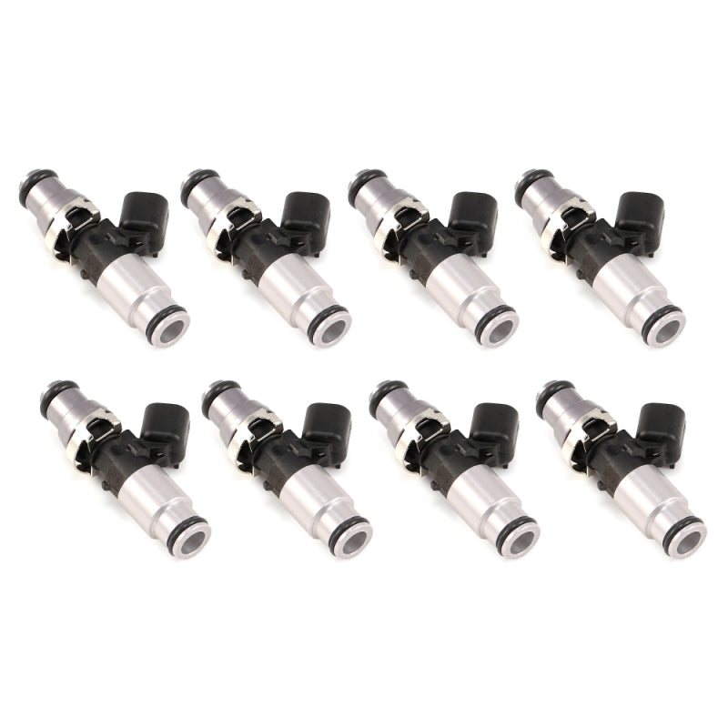 Injector Dynamics 1300.60.14.14B.8 Injector Dynamics 1340cc Injector - 60mm Length - 14mm Grey Top - Blue Bottom Adaptor (Set of 8)