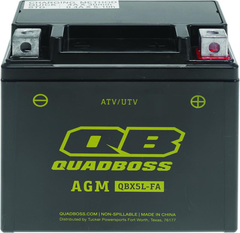 QuadBoss 401376 QuadBoss 06-08 Arctic Cat 50 DVX Maintenance-Free AGM Battery - 401376