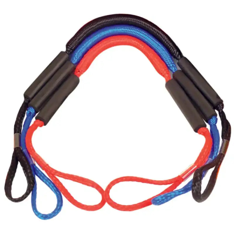Colorful looped dock lines for the DB4-RB Greenfield 4Ft Dock Buddy in Royal Blue